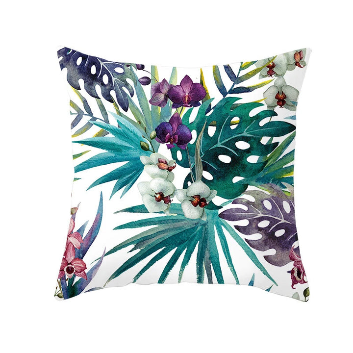 Tropical Water Resistant Outdoor Cushion Cover 45x45 CM