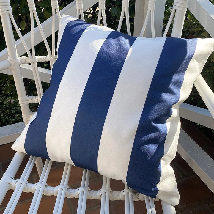 Water Resistant Multi Colour Stripes Cushion Cover