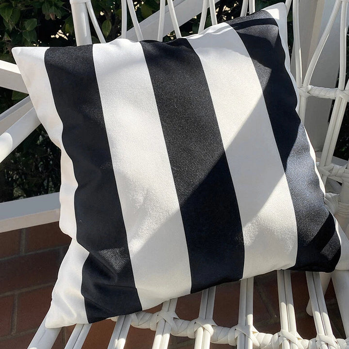 Water Resistant Multi Colour Stripes Cushion Cover