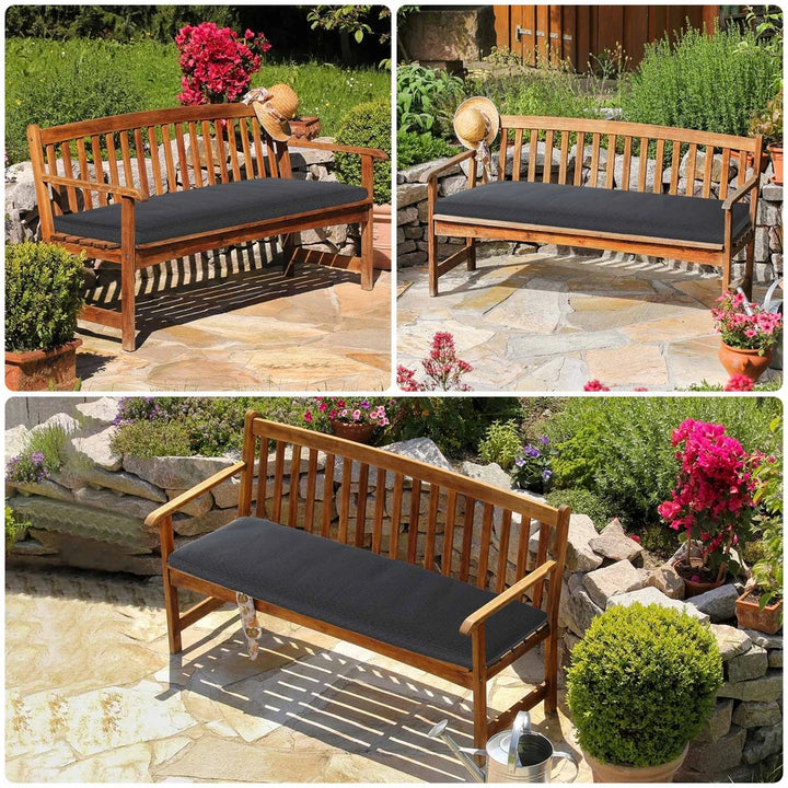 Outdoor Waterproof Fabric 2/3 Seater Garden Bench Swing Cushion