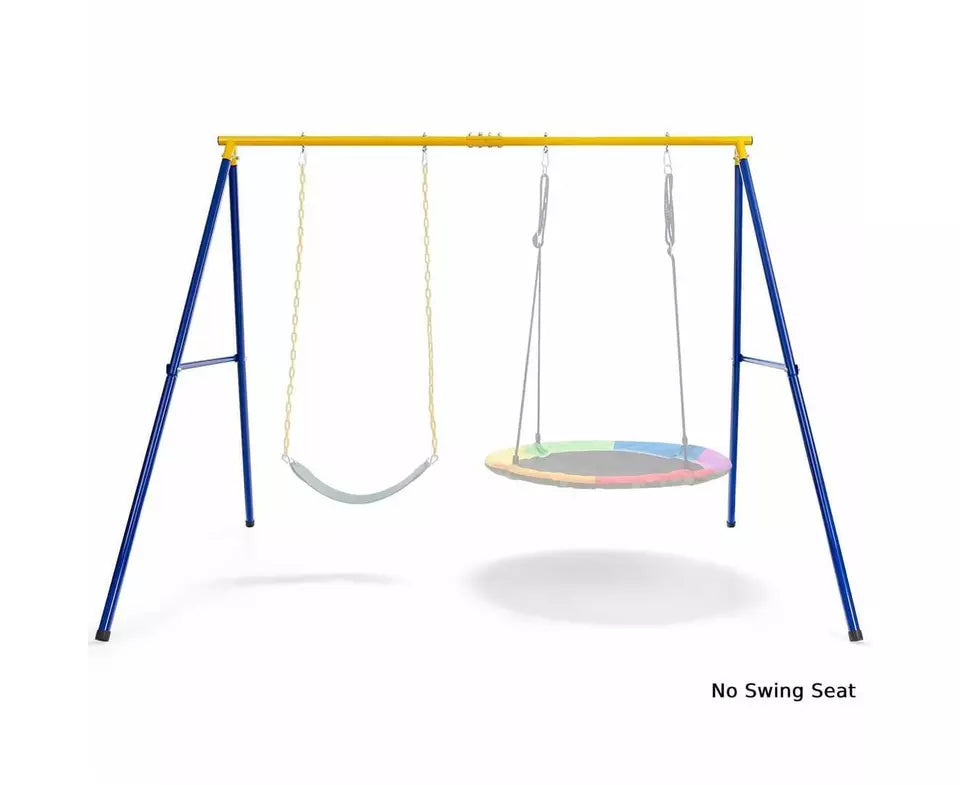 Heavy Duty A-Frame Steel Swing Stand w/ Ground Stakes