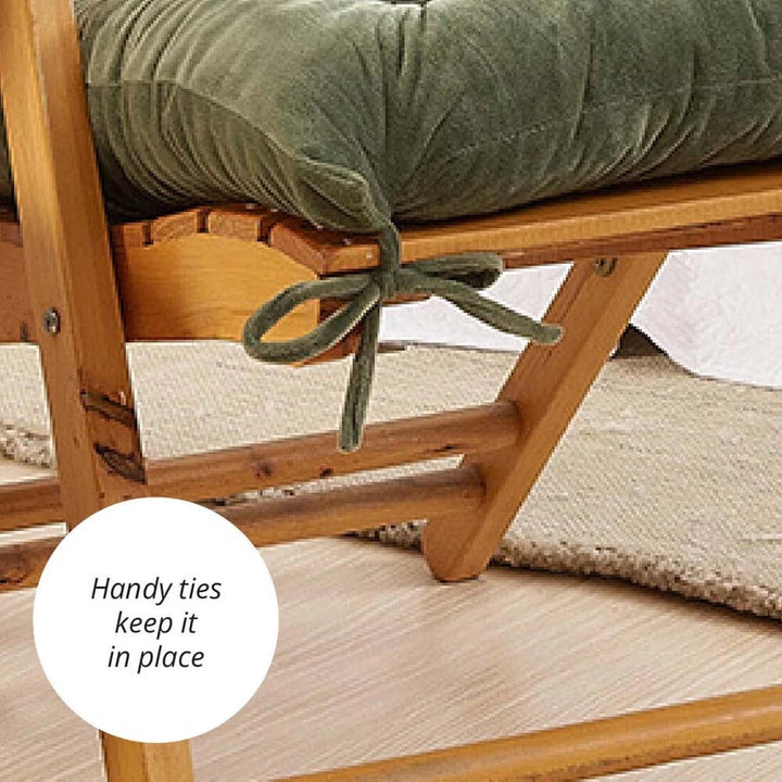 Tufted Full Chair Support Cushion 48cm x 120cm