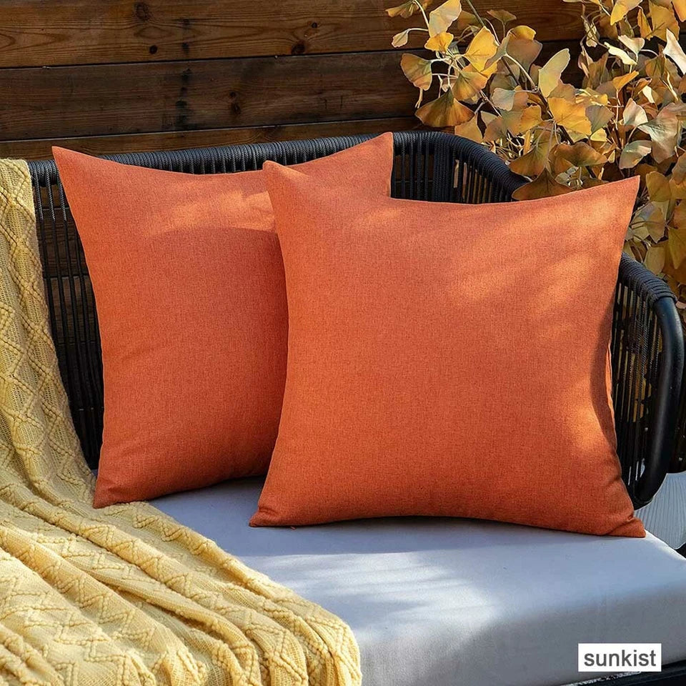 Water Resistant Outdoor Patio Cushion Cover 45x45 CM