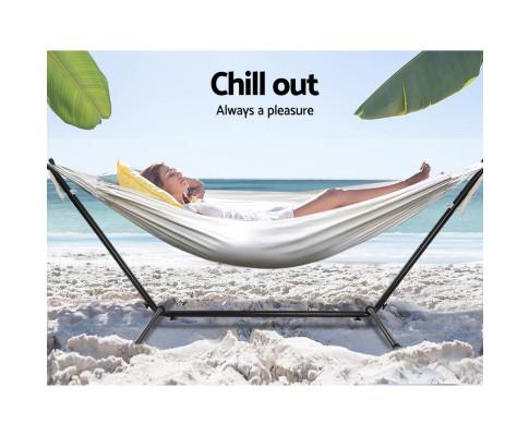 Siesta Hammock Bed with Steel Hammock Stand
