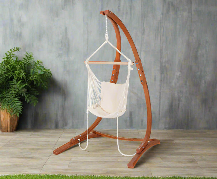 Timber Wooden Hammock Chair with Stand