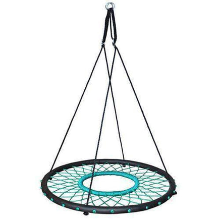 100cm Teal Web Nest Tire Sensory Swing-None-Siesta Hammocks