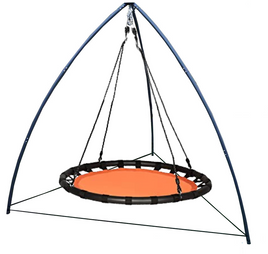 150cm-orange-open-hangout-with-curved-tripod-stand