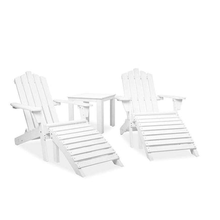 5 PC White Set Chairs & Side Table-Siesta Hammocks