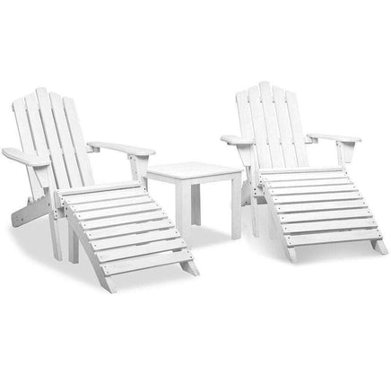 5 PC White Set Chairs & Side Table-Siesta Hammocks