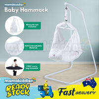 Baby-Hammock-Cot-Bassinet-Cotton-with-Stand-Mattress-carry-bag-benefits