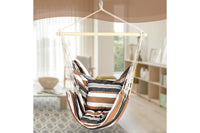 Desert Coffee Hanging Hammock Chair indoor demo