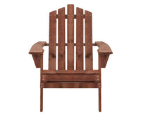 Outdoor Deck Chair in Coffee Colour-front-view