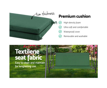 Garden Swing Chair (Green) foam