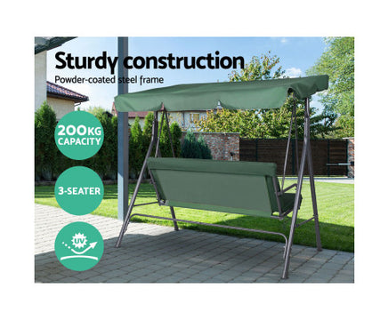 Garden Swing Chair (Green) durability
