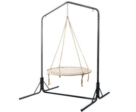 100cm-beige-nest-swing-with-double-hammock-chair-stand-australia-white-bg