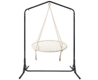 100cm-beige-nest-swing-with-double-hammock-chair-stand-front-view