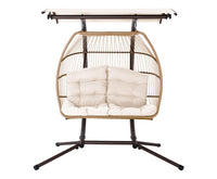    outdoor-furniture-hanging-swing-chair-egg-hammock-pod-wicker-2-person-latte-siesta-hammocks-front-view