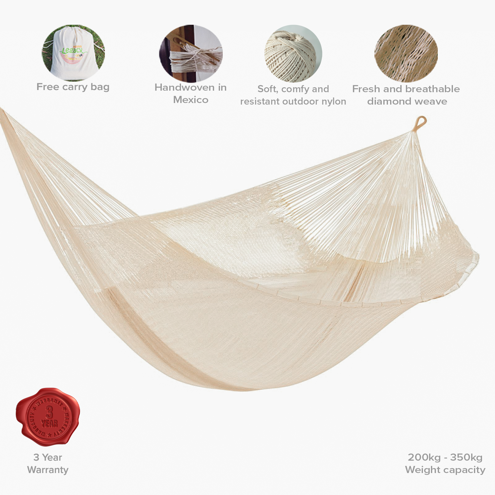 Mexican king nylon hammock