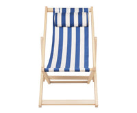 outdoor-beach-deck-chair-in-blue-and-white-colour-front-view