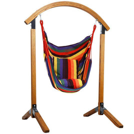 Cotton Hammock Chair with Wooden Stand-Siesta Hammocks