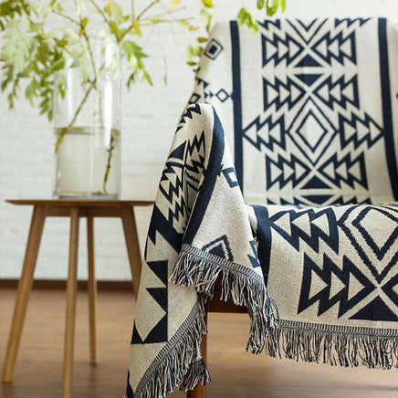 Cotton Sofa Blanket Throw Rug Chair-Siesta Hammocks