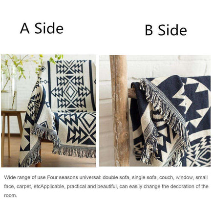 Cotton Sofa Blanket Throw Rug Chair-Siesta Hammocks