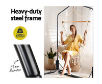 cream-tassel-hammock-chair-with-double-hammock-chair-stand-steel-frame