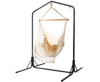 cream-tassel-hammock-chair-with-double-hammock-chair-stand