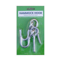 Deluxe Queen Outdoor Cotton Hammock-Cream-Hammock Screw Hook Pack (+$34.95)-Siesta Hammocks