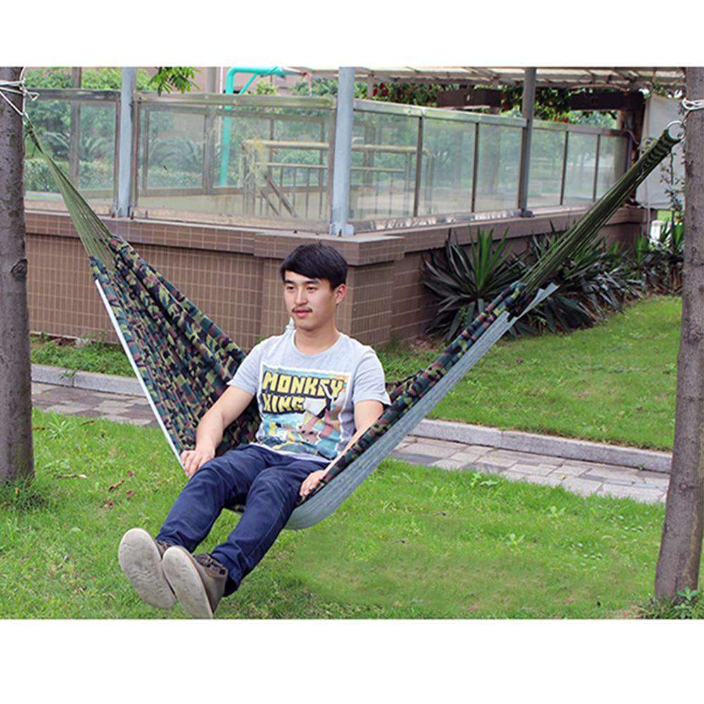 double camouflage camping hammock