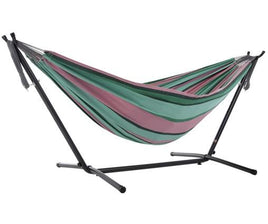 Double Cotton Hammock with Stand (Watermelon)-Not Applicable-Siesta Hammocks