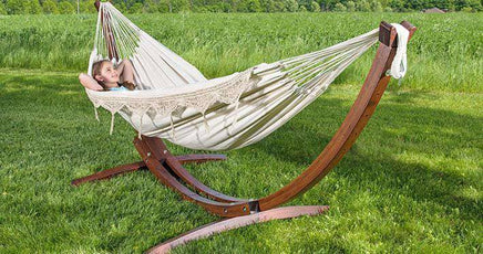 Double hammock hotsell with frame