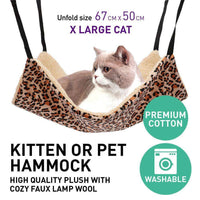 Fur Bed Hanging Cat Hammock-Siesta Hammocks