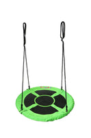 Giant Tree Swing 100cm Outdoor Hammock Chair Kids Children Yard Play Equipment with Tree Straps-Green-Siesta Hammocks