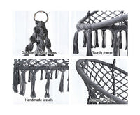 grey-hammock-chair-with-double-hammock-chair-stand-handmade-tassels