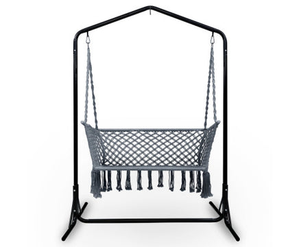 grey-swing-hammock-chair-with-double-hammock-chair-stand-australia