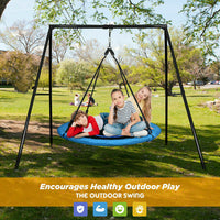 100cm Swing Outdoor with Metal A-frame Swing Set