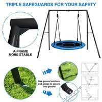 heavy-duty-metal-a-frame-swing-with-100cm-saucer-swing-frame