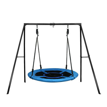heavy-duty-metal-a-frame-swing-with-100cm-saucer-swing-hanging-type