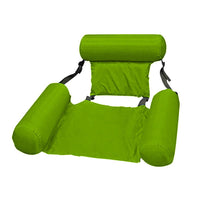 Inflatable Floating Water Hammock Float Pool Lounges Bed Swimming Chair Summer-Green-No-Siesta Hammocks