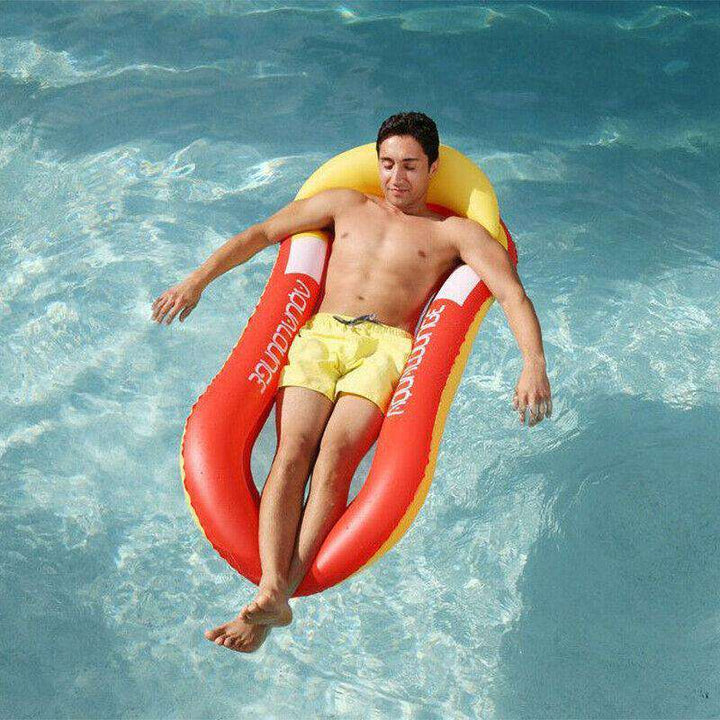 Inflatable Floating Water Hammock Pool Lounge Bed