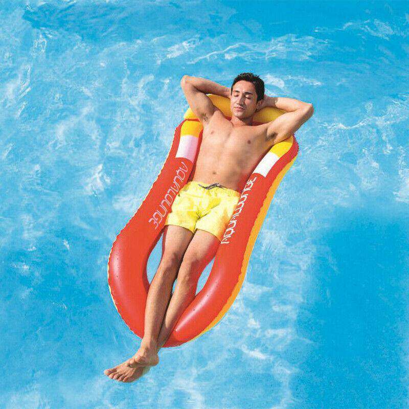 Inflatable Floating Water Hammock Pool Lounge Bed