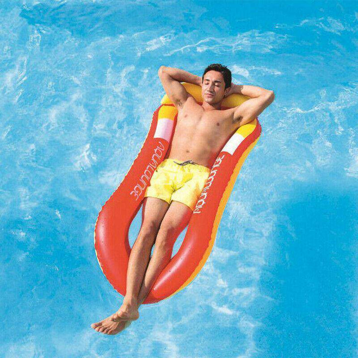 Inflatable Floating Water Hammock Pool Lounge Bed