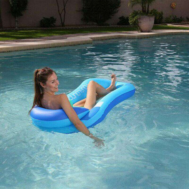 Inflatable Floating Water Hammock Pool Lounge Bed
