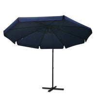 Instahut 3M Cantilevered Outdoor Umbrella - Navy-Siesta Hammocks
