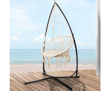 macrame-cream-hammock-swing-chair-with-stand-simple-outdoor