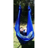 Medium Blue Nylon Wrap Therapy Swing (450x180cm)-None-None-Siesta Hammocks