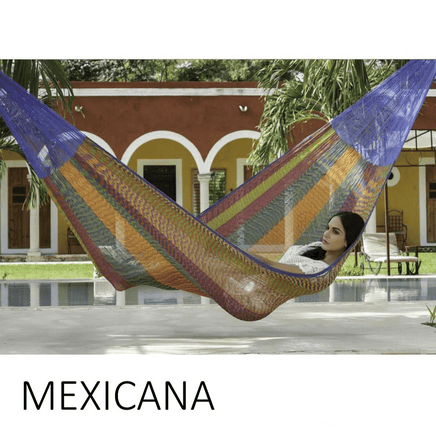 Mexican King Outdoor Cotton Hammock-Mexicana-None-Siesta Hammocks