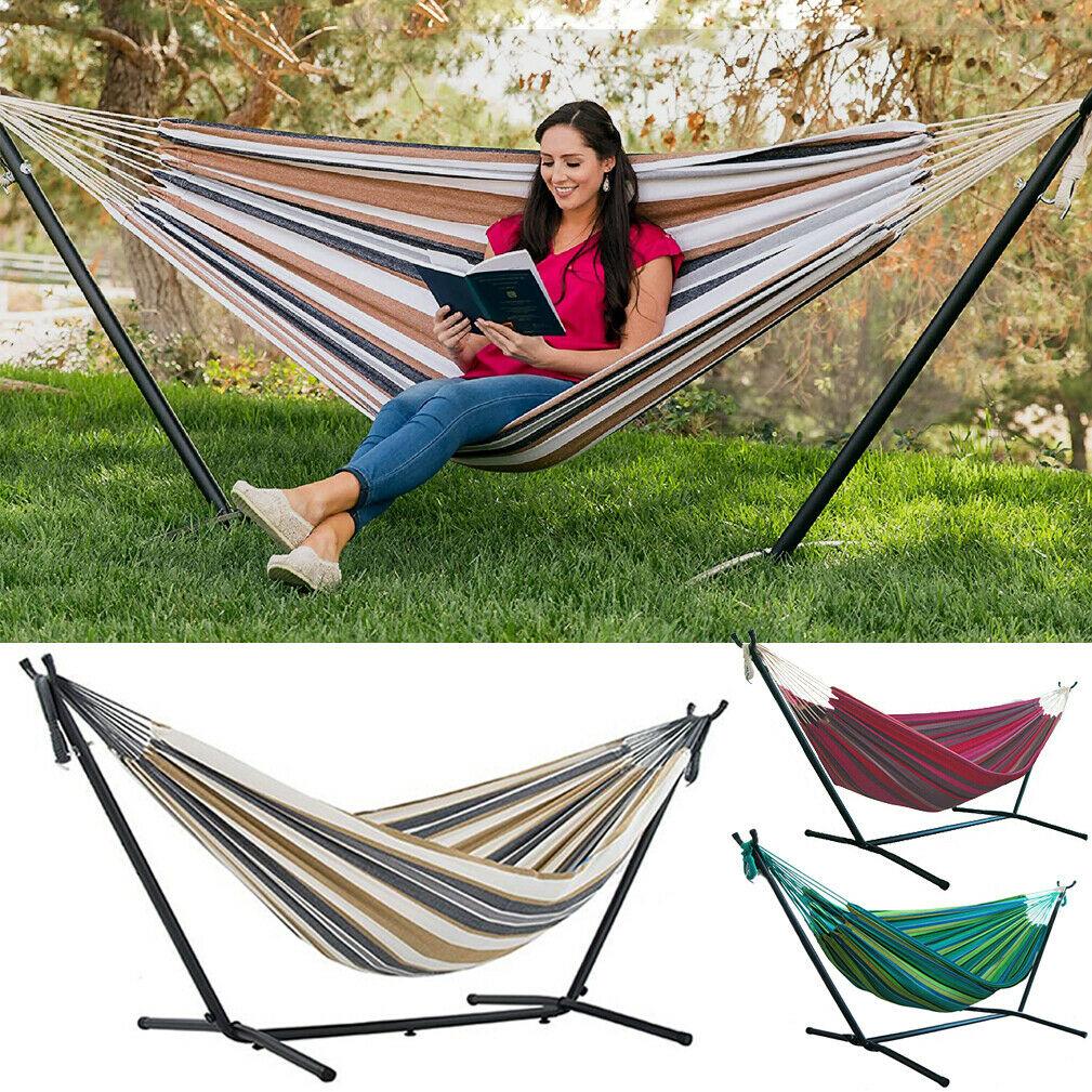 siesta double size hammock with stand