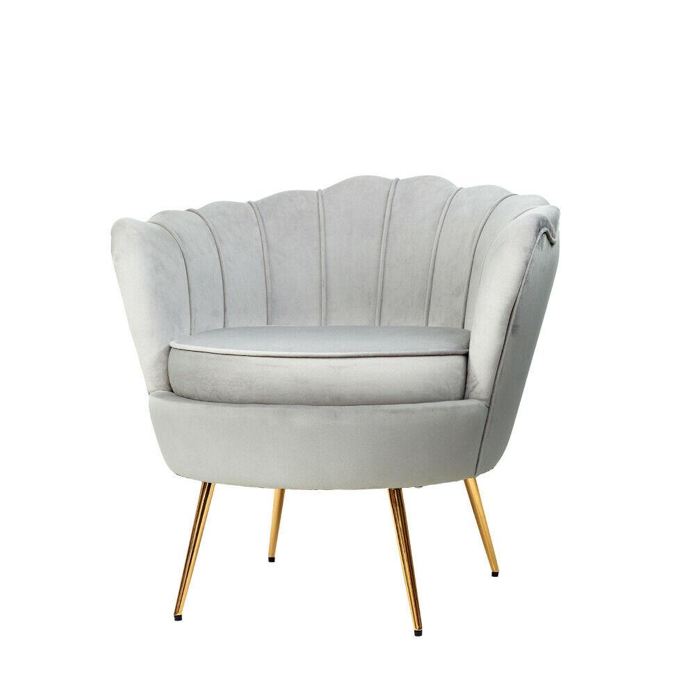 Single Accent Armchair Lounge Chair in Grey Colour 199.95